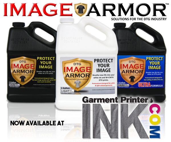 Image Armor and GarmentPrinterInc.com FREE Try Before You Buy Pretreatment Program