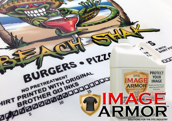 Brother GT3 CMYK Inks and Polyester Printing with Image Armor LIGHT Shirt Formula
