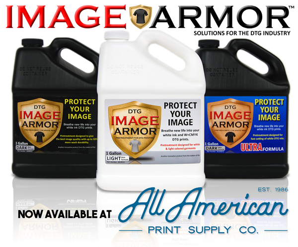 All American Print Supply DTG Mart and Image Armor Try Before You Buy Pretreatment